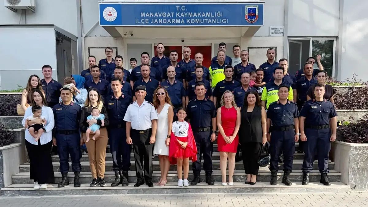 Manavgat Jandarma'da rütbe terfi töreni