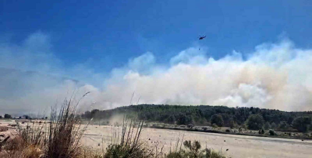 Muğla'da başlayan orman yangını Antalya'ya sıçradı! Bazı evler alevlere teslim
