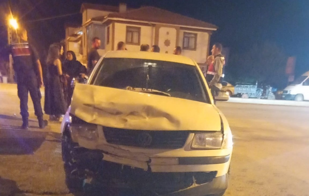Konya'da Trafik Kazası: 2 Yaralı