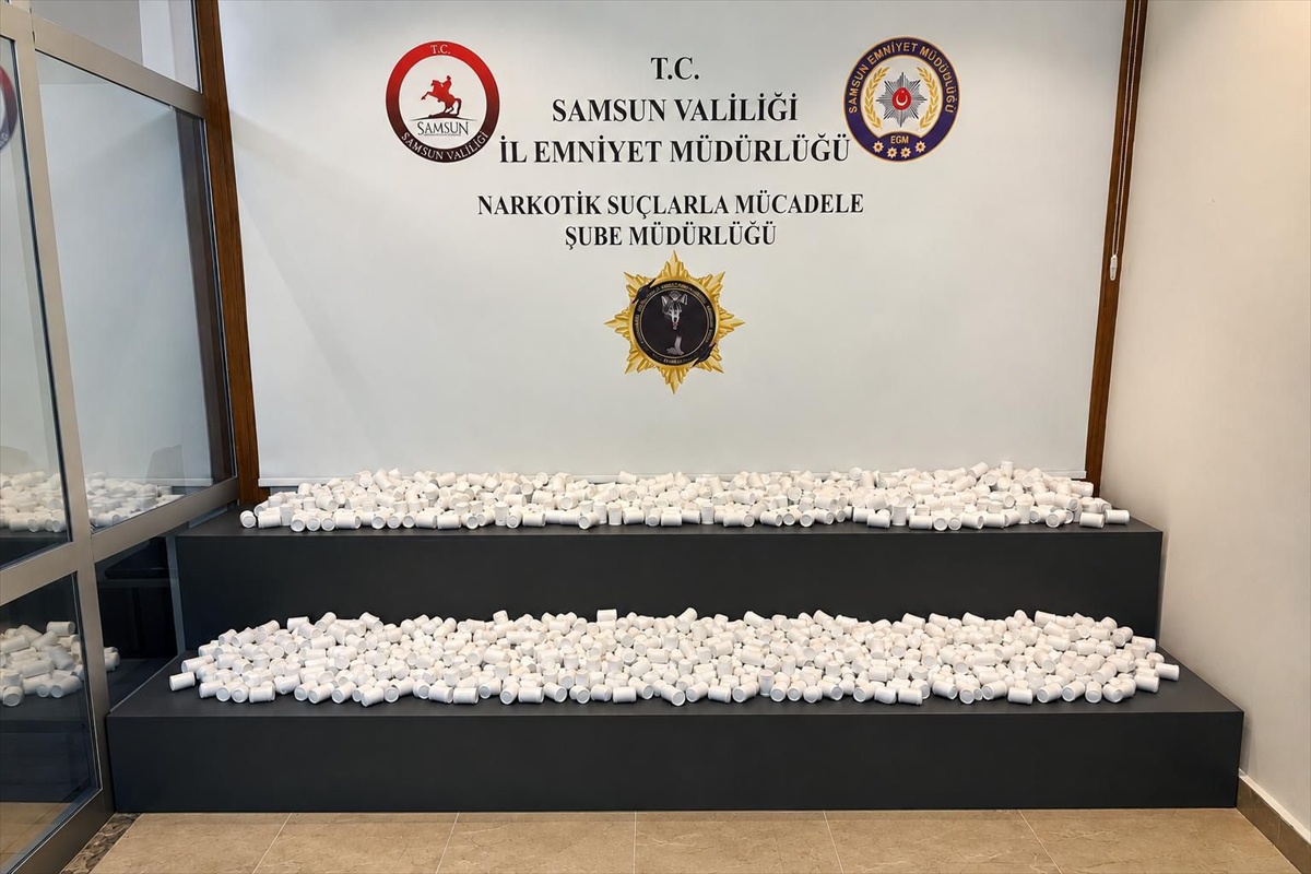 Samsun\'da Uyuşturucu Hap Operasyonu