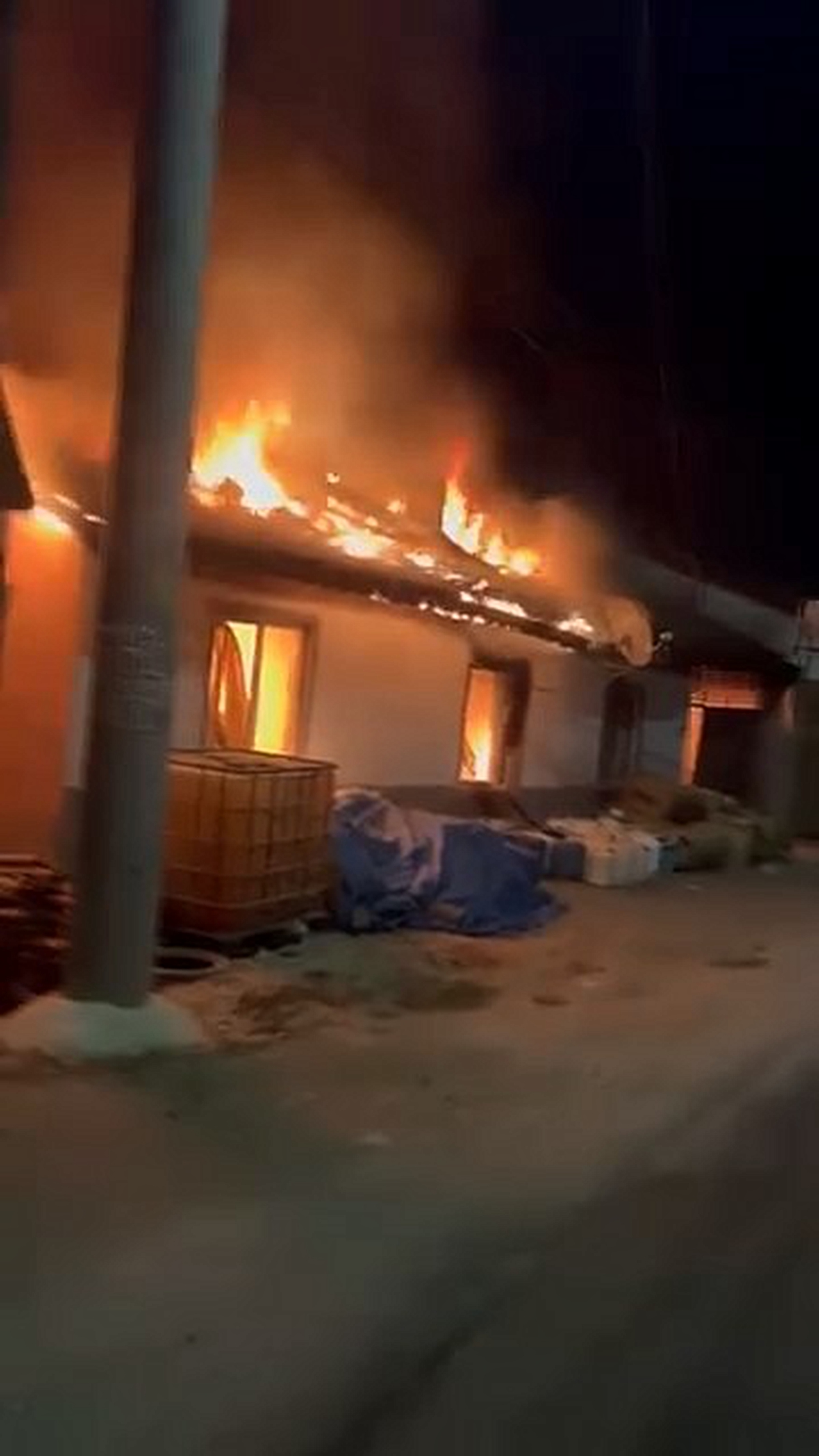 Karacabey'de Evde Yangın