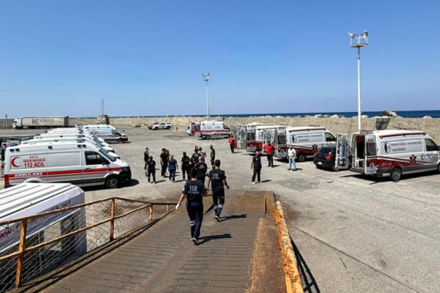 Girne açıklarında batan gemide 6 kişi hayatını kaybetti