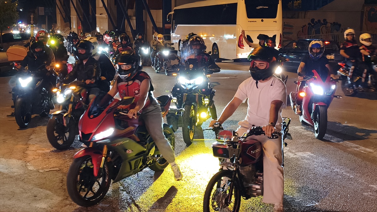 Karabük'te Zafer Bayramı Motosiklet Korteji
