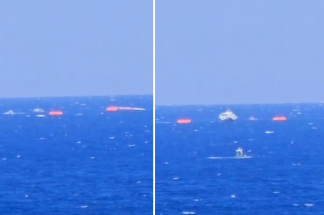 KKTC'nin Girne açıklarında 267 kişiyi taşıyan yolcu gemisi battı