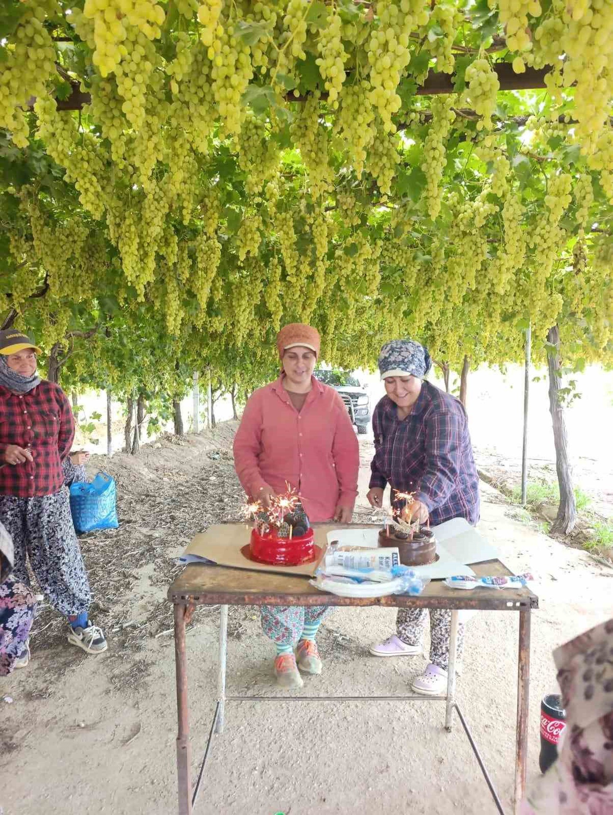 Öğretmenden İşçisine Sürpriz Doğum Günü