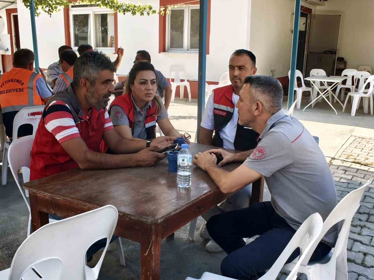 Seydikemer'de Yangın Zararları İncelendi