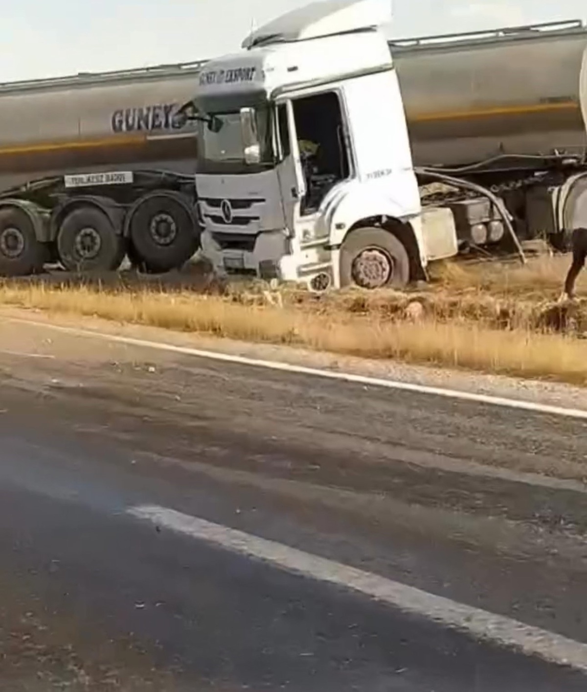 Kurtalan'da Tır Kazası