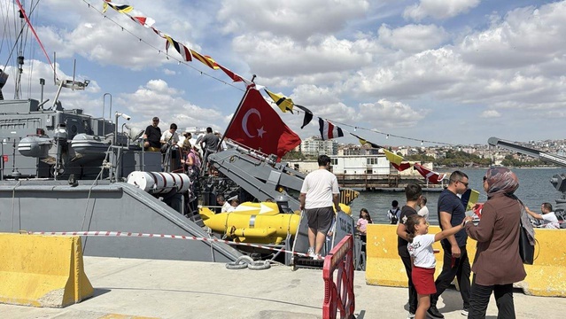 TCG Enez Gemisi Tekirdağ'da Ziyarete Açıldı