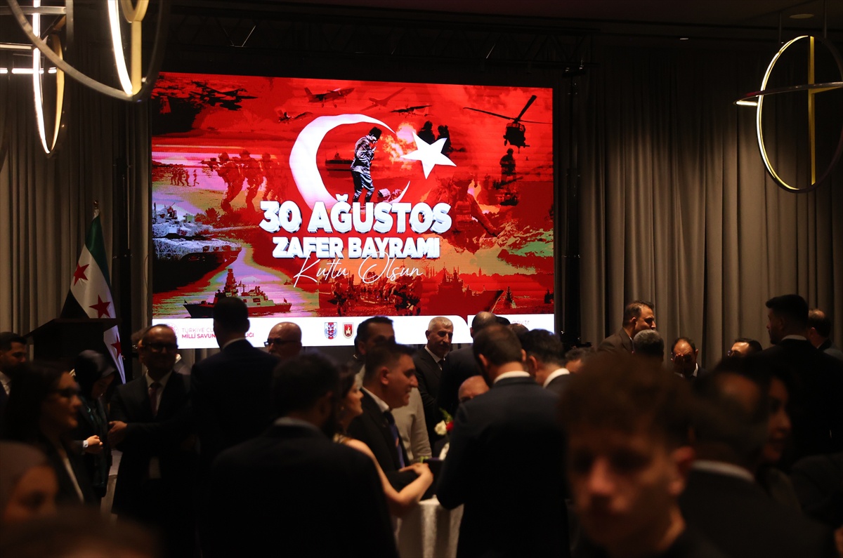 Şam\'da Zafer Bayramı Resepsiyonu