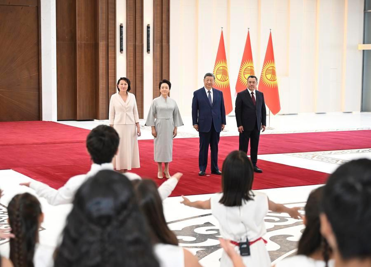 Xi Jinping Bişkek'e Geldi
