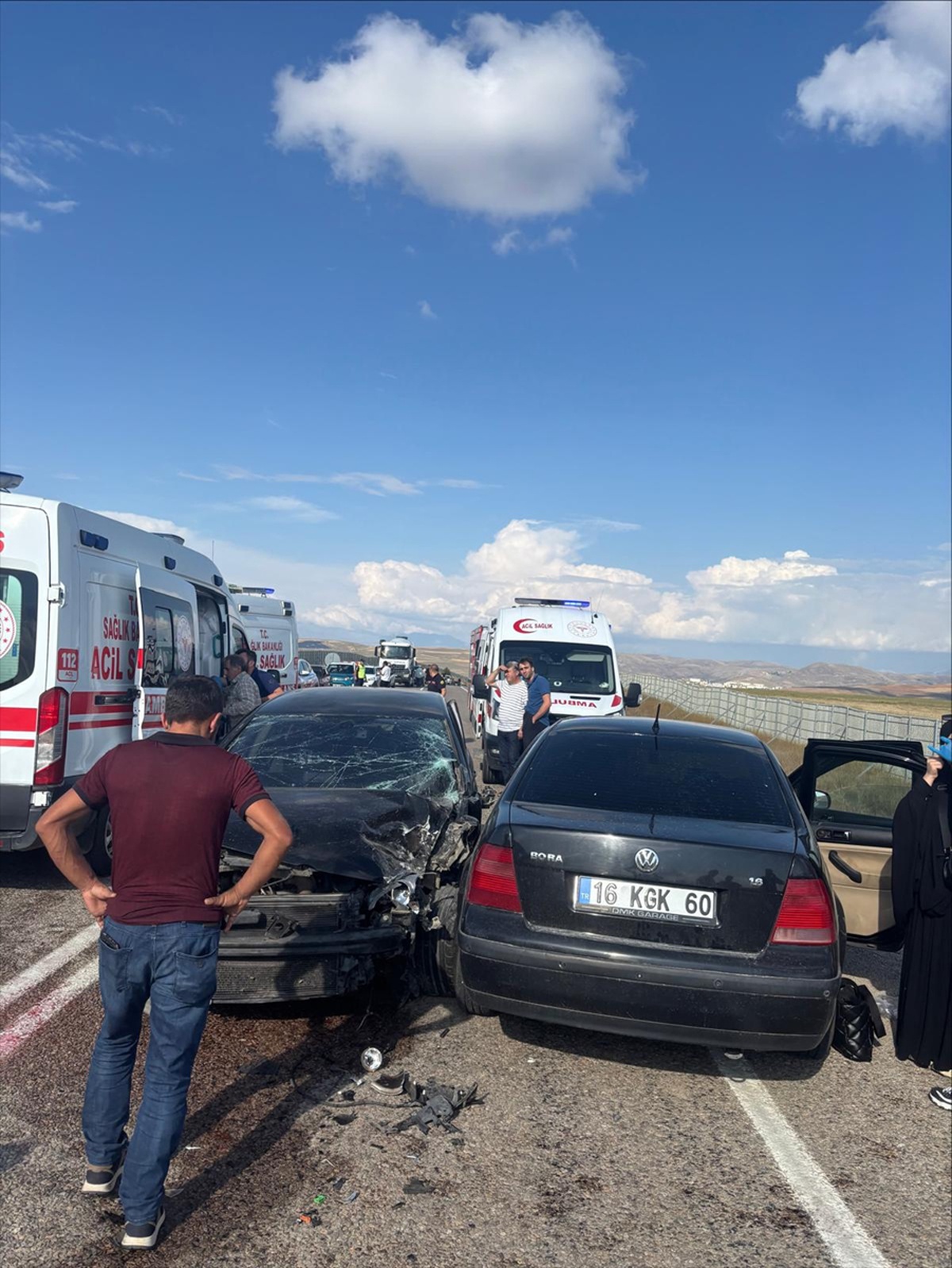 Bayburt'ta Zincirleme Trafik Kazası: 9 Yaralı