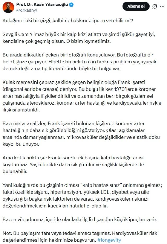 Cem Yılmaz'ın kalp krizi sonrası herkes bu detaya takıldı