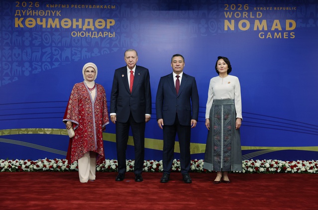 Erdoğan Bişkek'te Göçebe Oyunları ve Bağımsızlık Kutlamalarına Katıldı