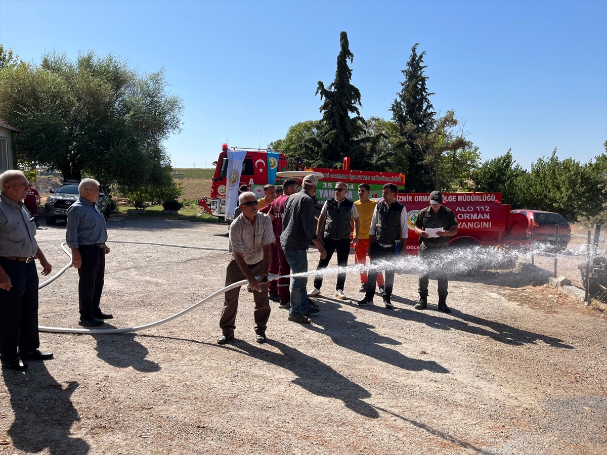Demirci'ye Yangın Söndürme Tankerleri Gönderildi