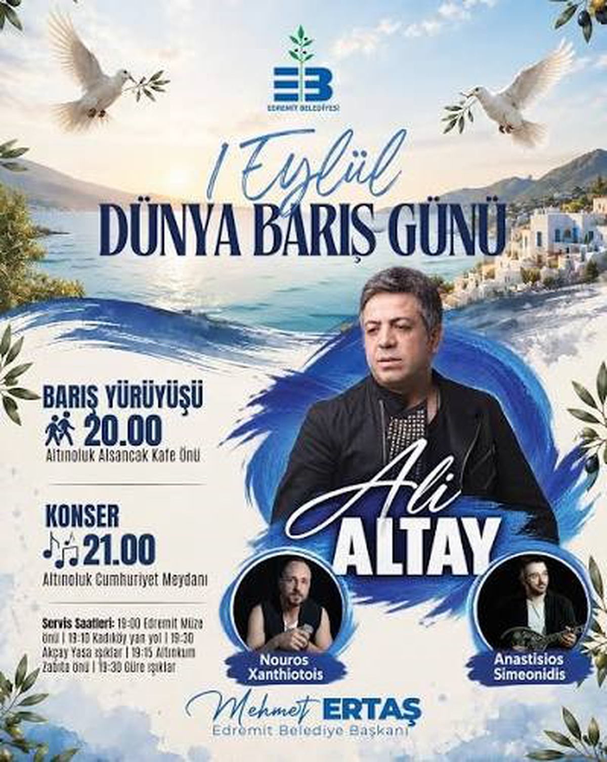 Edremit’te 1 Eylül etkinlikleri Kıbrıs’taki deniz kazası nedeniyle iptal edildi