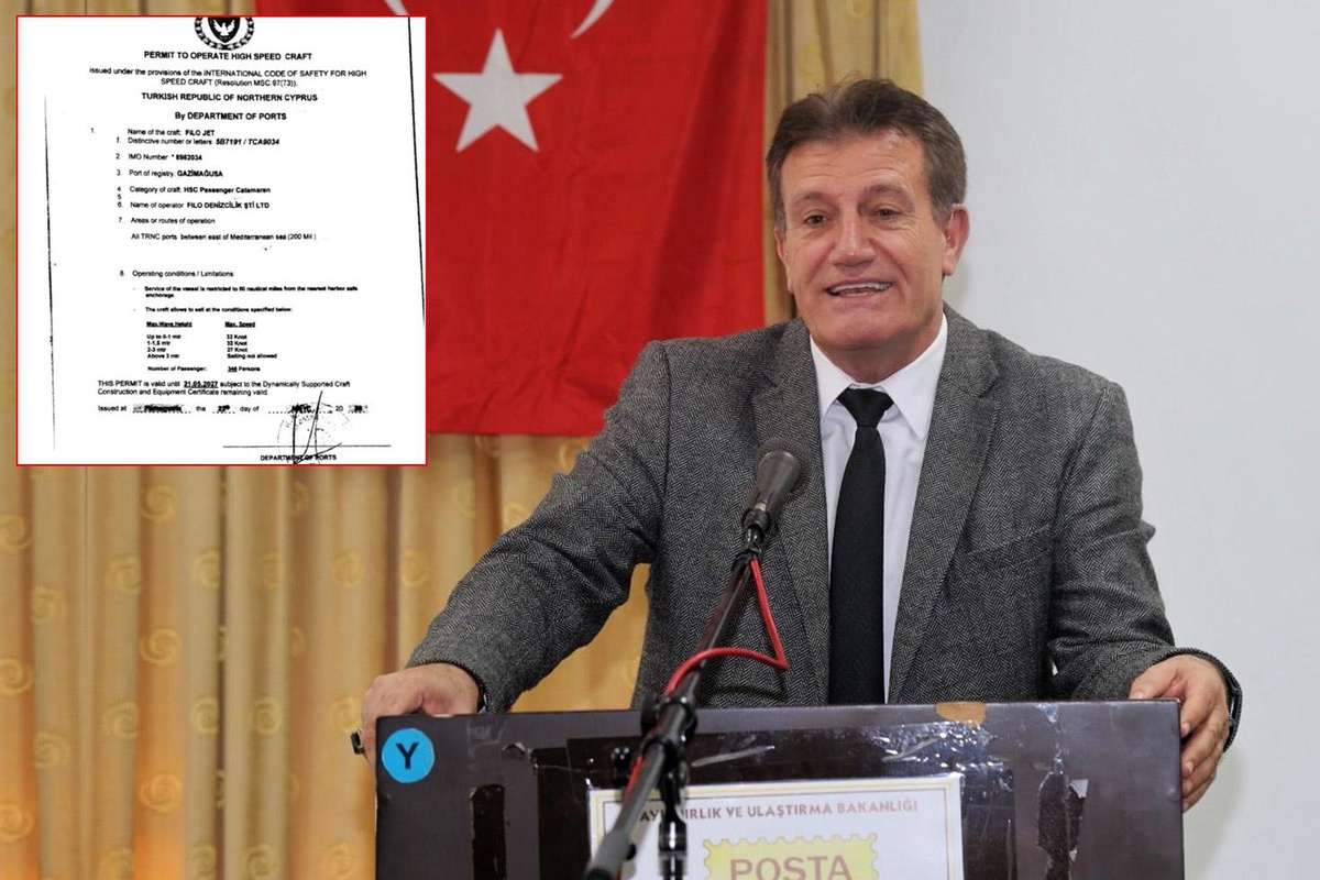 Girne\'deki facia sonrası Bakan Arıklı belgeleri paylaştı: Gerekirse istifa ederim