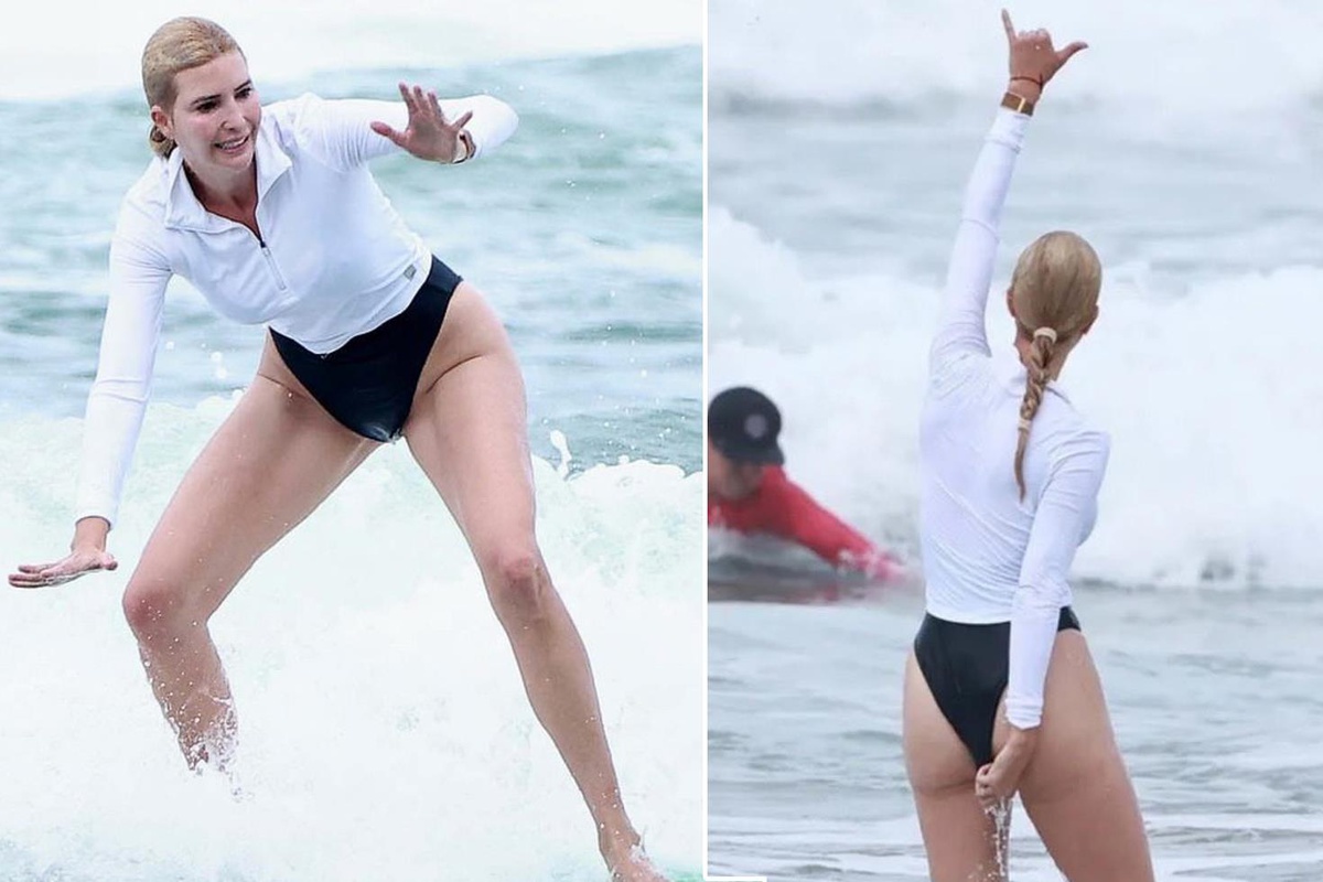 Ivanka Trump\'ın Kosta Rika tatili! Sörf tahtasında hünerlerini sergiledi