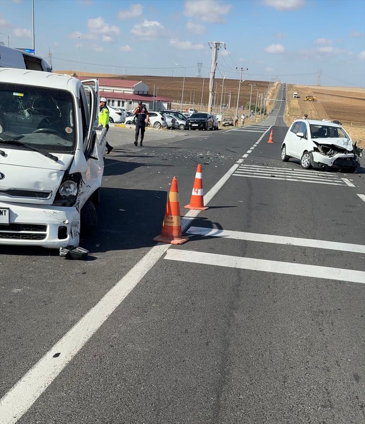 Çorlu'da Trafik Kazası: 3 Yaralı