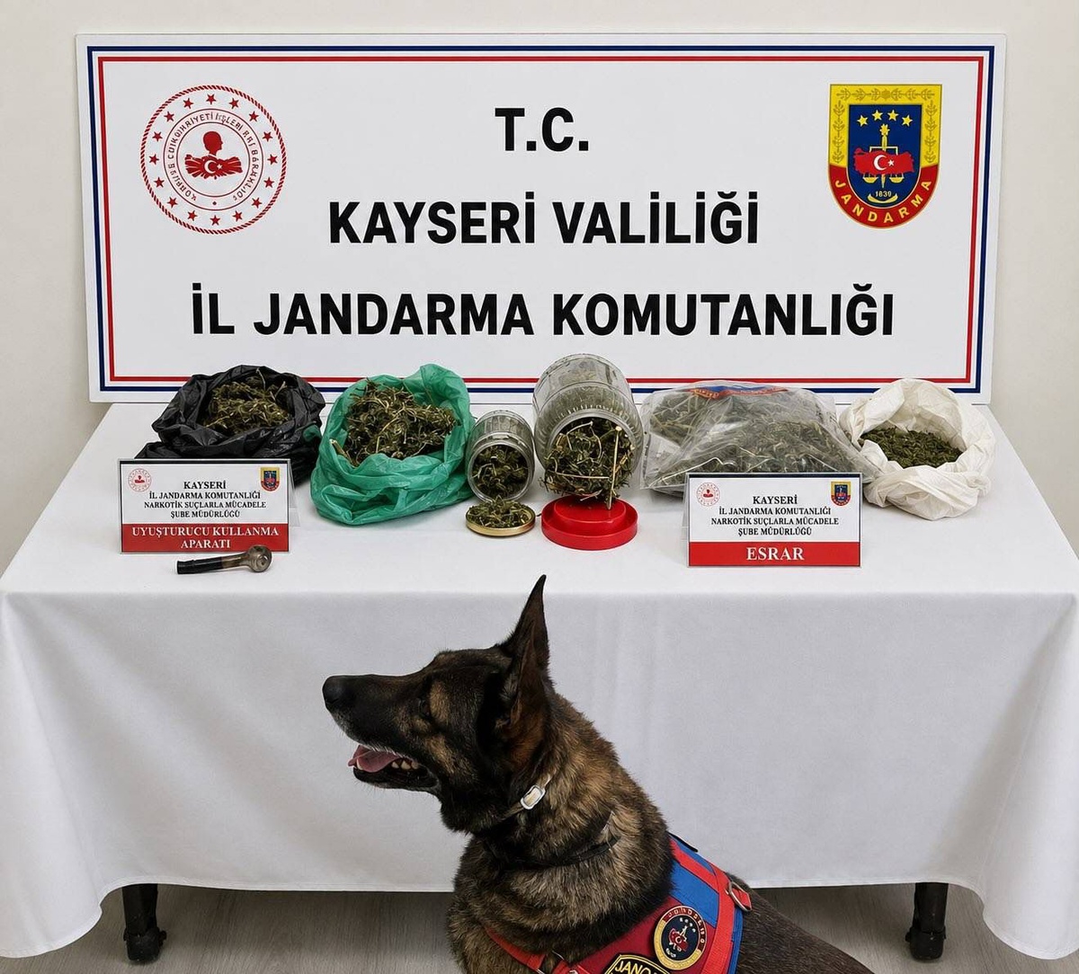 Kayseri'de Uyuşturucu Operasyonu