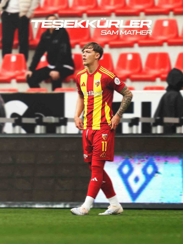 Kayserispor'da Sam Mather ile ayrılık