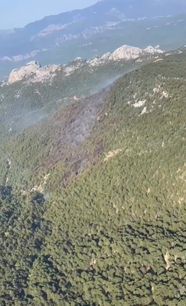 Antalya'daki Orman Yangını Kontrol Altında