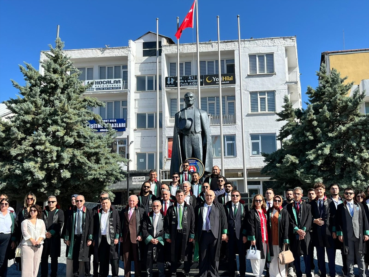 Aksaray\'da yeni adli yıl törenle başladı: Baro Başkanı Düzgün\'den meslektaşlarına birlik mesajı