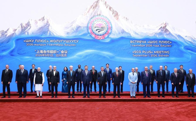 Çin Cumhurbaşkanı Xi Jinping, Bişkek'te düzenlenen ŞİÖ Artı toplantısında konuşma yaptı