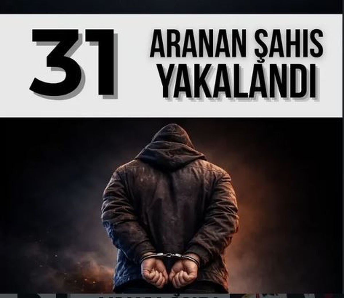 Ardahan'da son bir ayda aranan 31 şüpheli yakalandı, kesinleşmiş hapis cezası bulunan 4 kişi cezaevinde