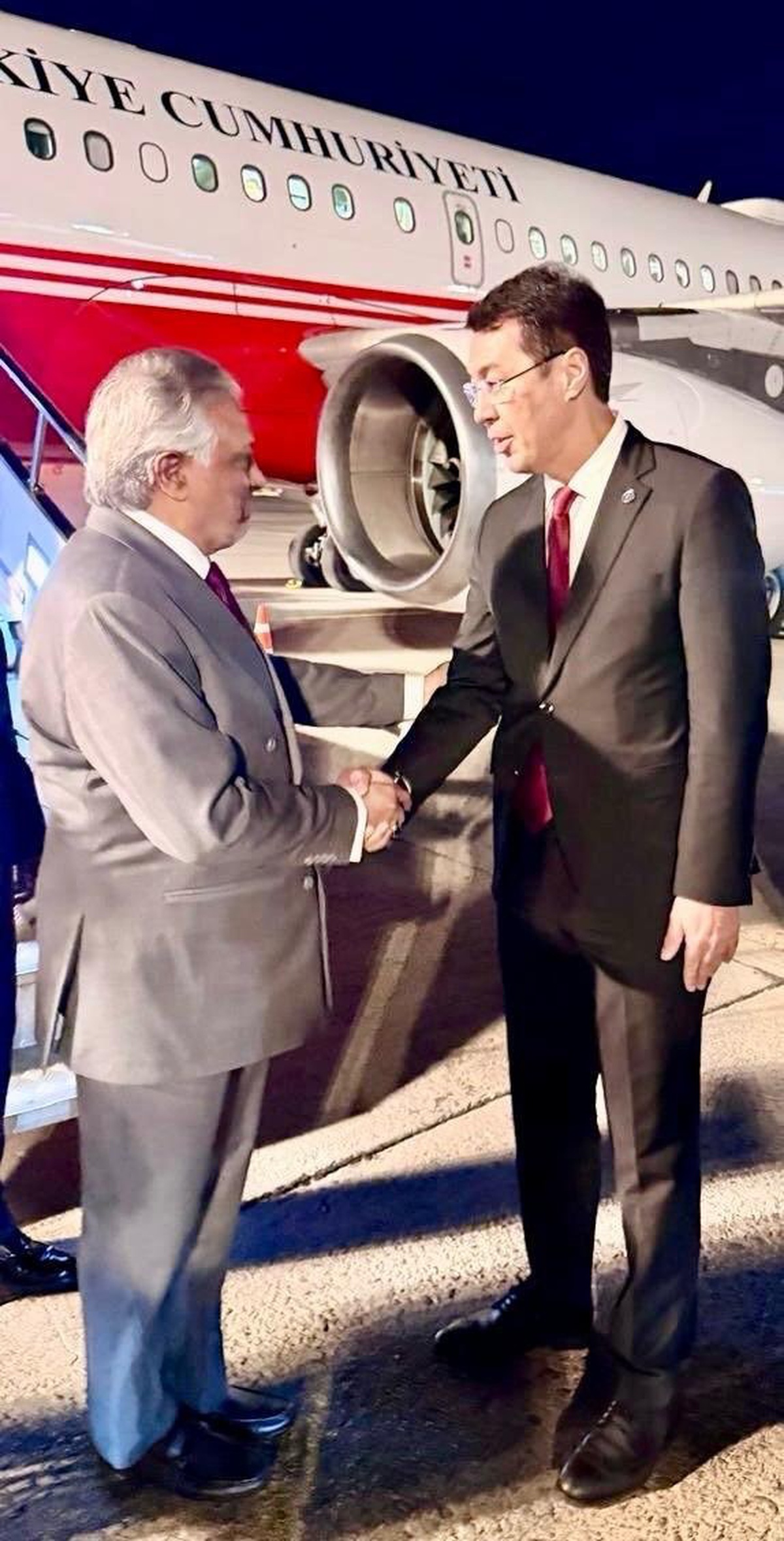 Fidan ve Güler Bişkek'te Erdoğan'a katıldı