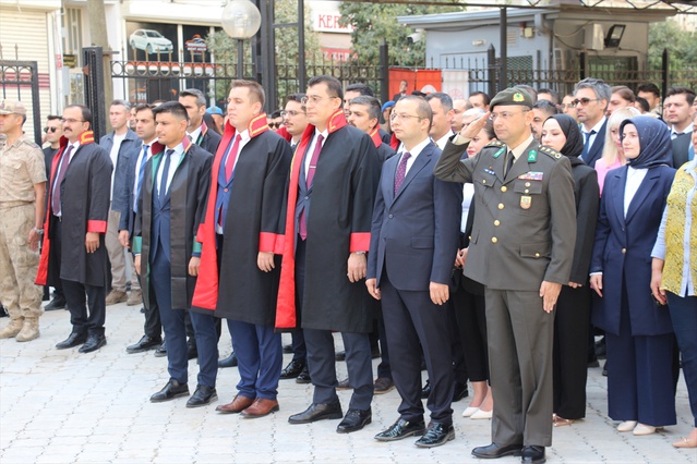 Şırnak'ın Cizre ilçesinde adli yıl açılışı törenle kutlandı, hakim ve savcılar katıldı