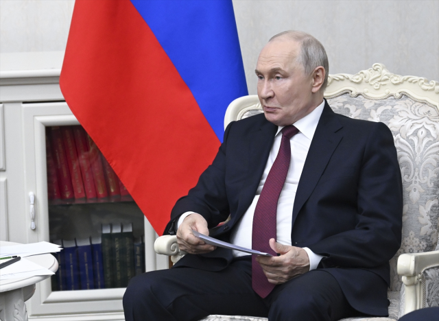 Cumhurbaşkanı Erdoğan ile Rusya Devlet Başkanı Putin Bişkek'te görüştü