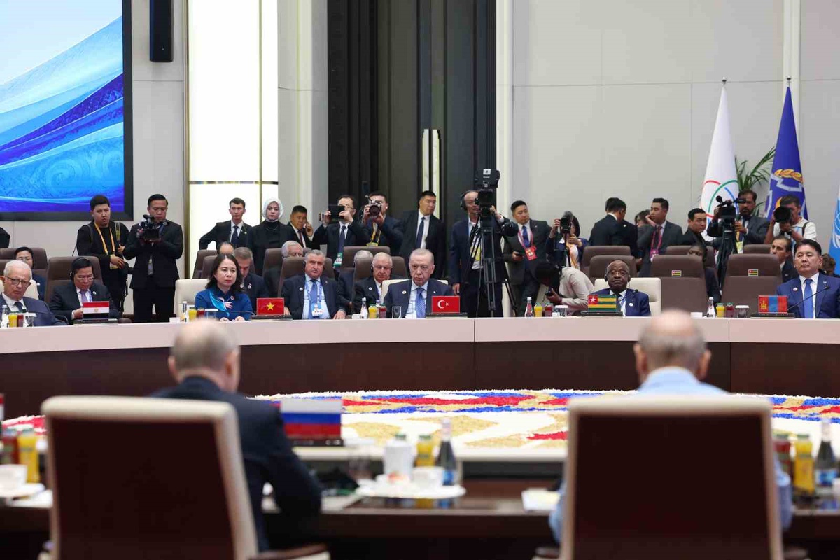 Erdoğan Bişkek'te ŞİÖ Zirvesi'nde