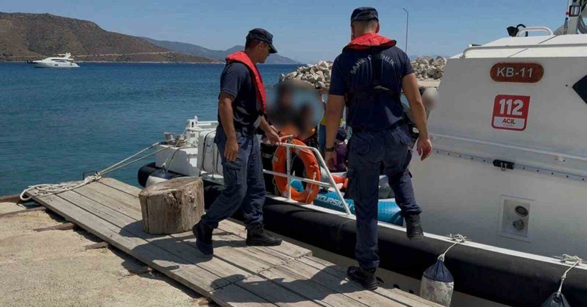Datça'da 13 Kişi Kurtarıldı