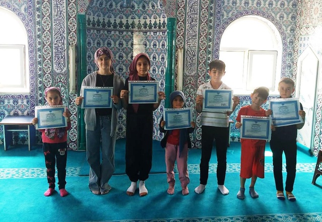 Yaz Kur'an Kursu Kapanışı Coşku İle Kutlandı