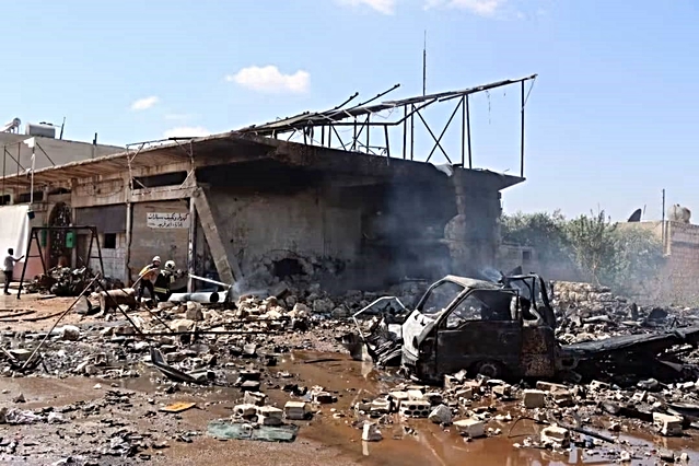İdlib kırsalında bomba yüklü aracın infilakı: 5 ölü, 7 yaralı