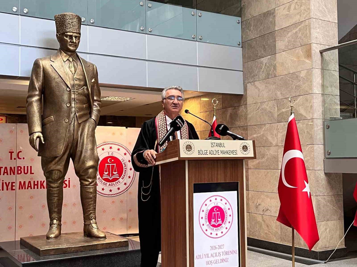 İstanbul Bölge Adliye Mahkemesi'nde adli yıl törenle açıldı, daire ve hakim sayısı arttı