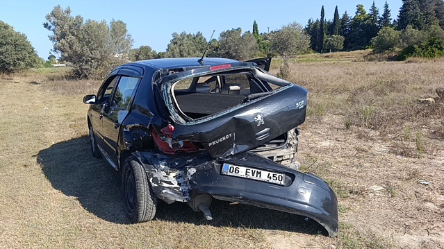 Manavgat'ta Trafik Kazası: 1 Yaralı