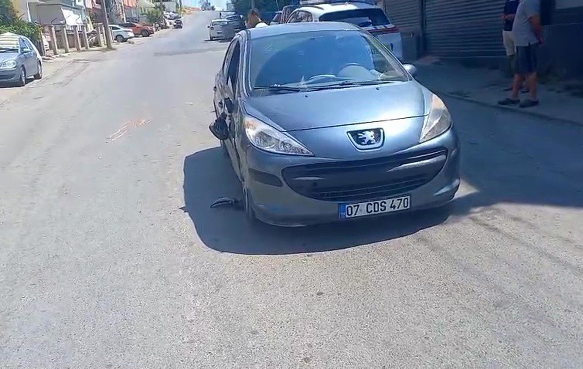 Manavgat'ta Yaya Trafik Kazasında Yaralandı