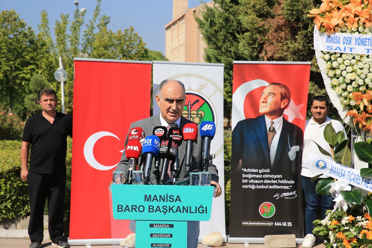 Manisa\'da yeni adli yıl törenlerle başladı: Başsavcı Eker \'adalet toplumun vicdanı\' dedi