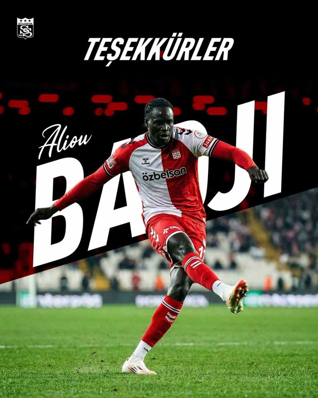 Trendyol 1. Lig ekibi Sivasspor, Senegalli forvet Aliou Badji ile karşılıklı anlaşarak yollarını ayırdı