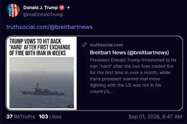 Trump'tan İran'a gözdağı! Sert karşılık tehdidini vurgulayan raporu paylaştı