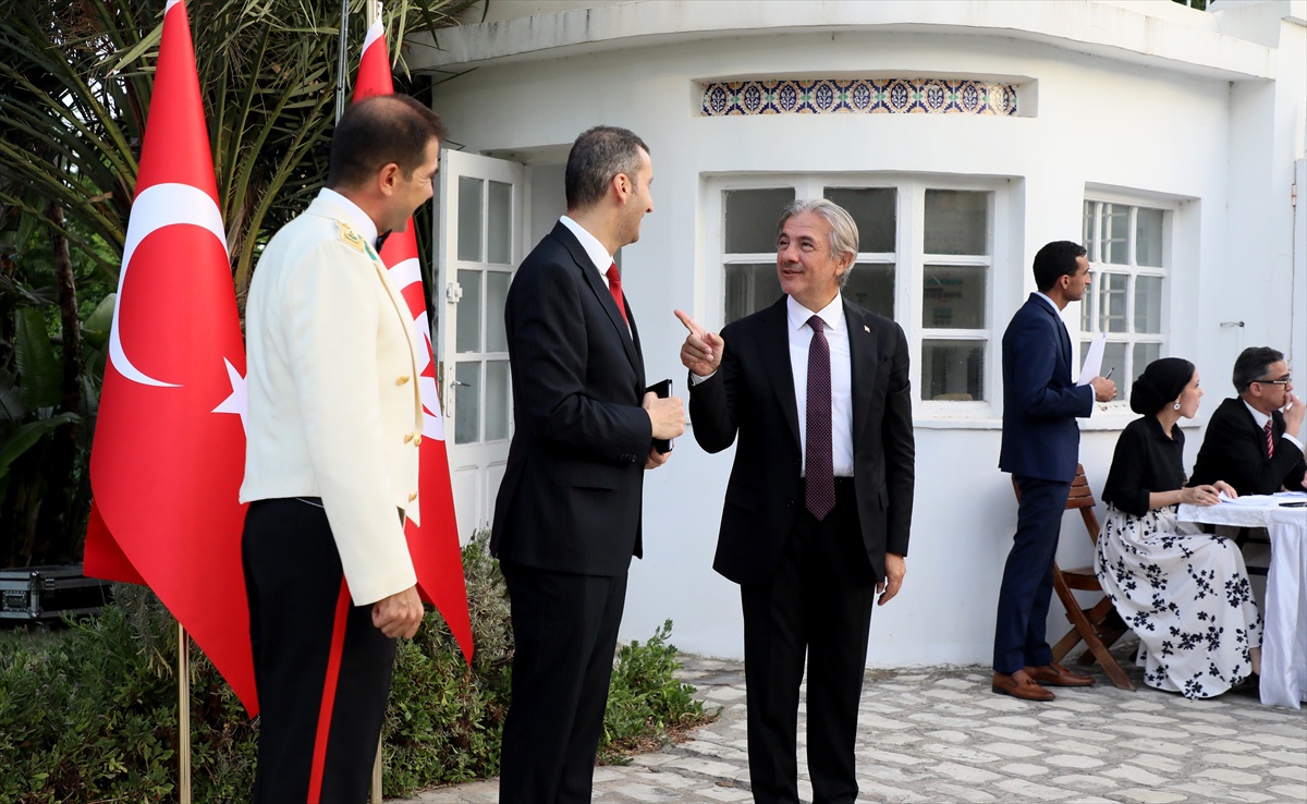 Tunus\'ta 30 Ağustos Zafer Bayramı resepsiyonu