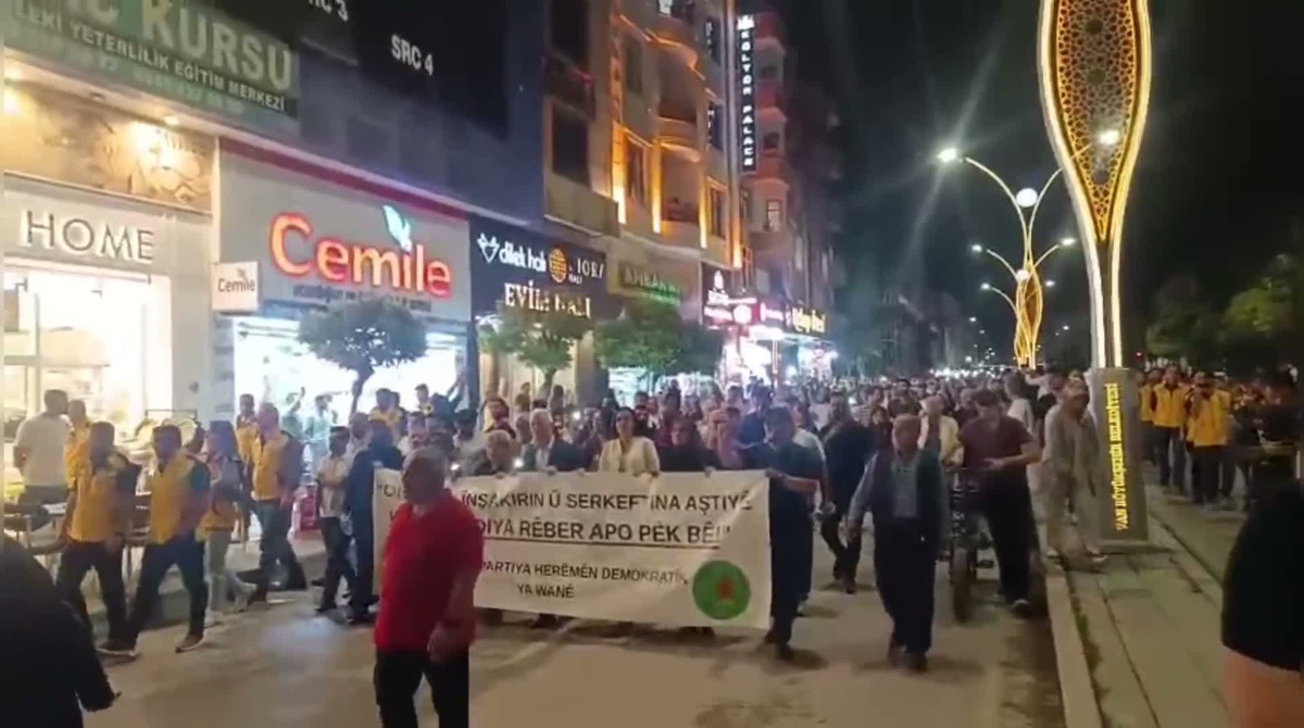 Van'da 1 eylül Dünya barış günü yürüyüşü
