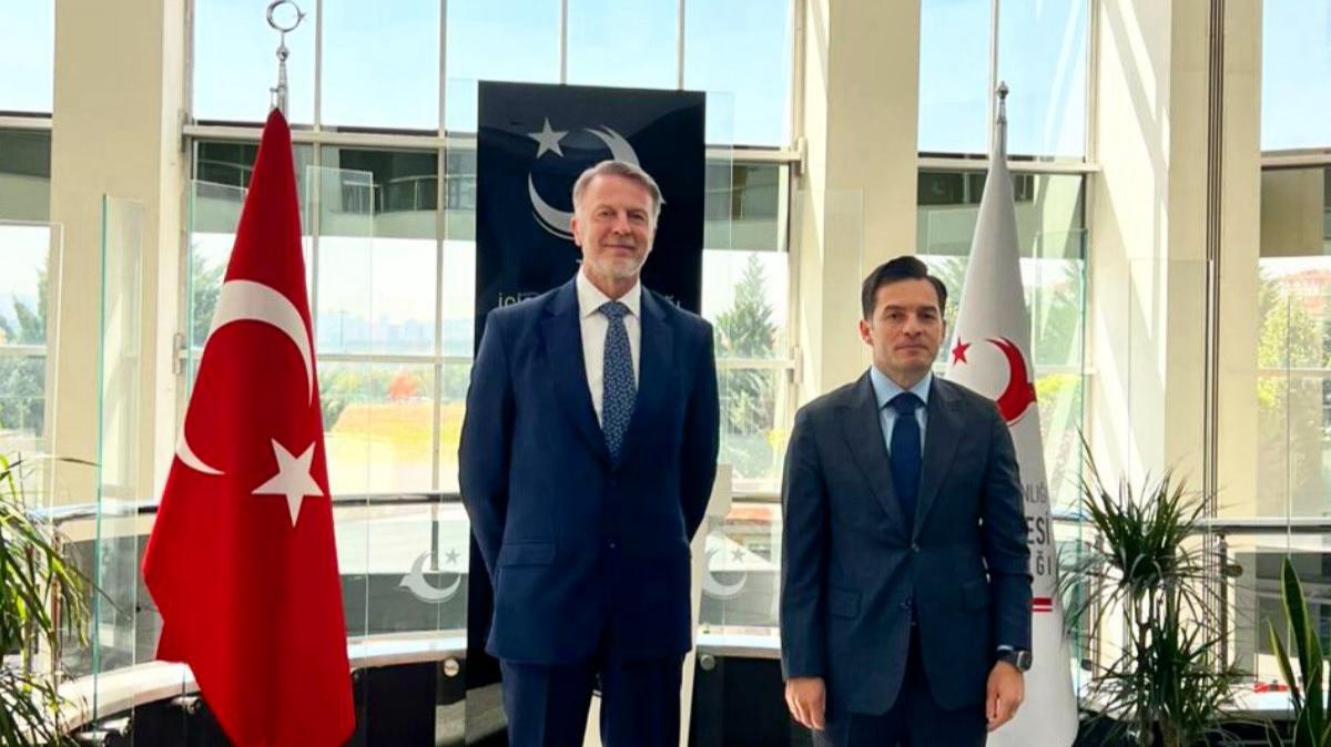 AB Türkiye Temsilcisi Orav, Göç İdaresi Başkanı Yazıcı'yı ziyaret etti