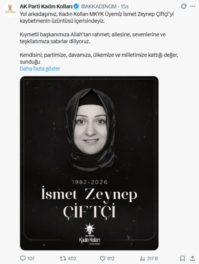 AK Parti'yi yasa boğan ölüm! Cumhurbaşkanı Erdoğan'dan taziye mesajı geldi