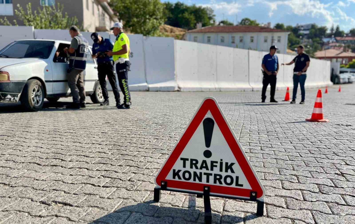 Elazığ'ın Alacakaya ilçesinde eş zamanlı şok denetim: Başkomiser Doğan koordinesinde araç ve kimlik kontro...