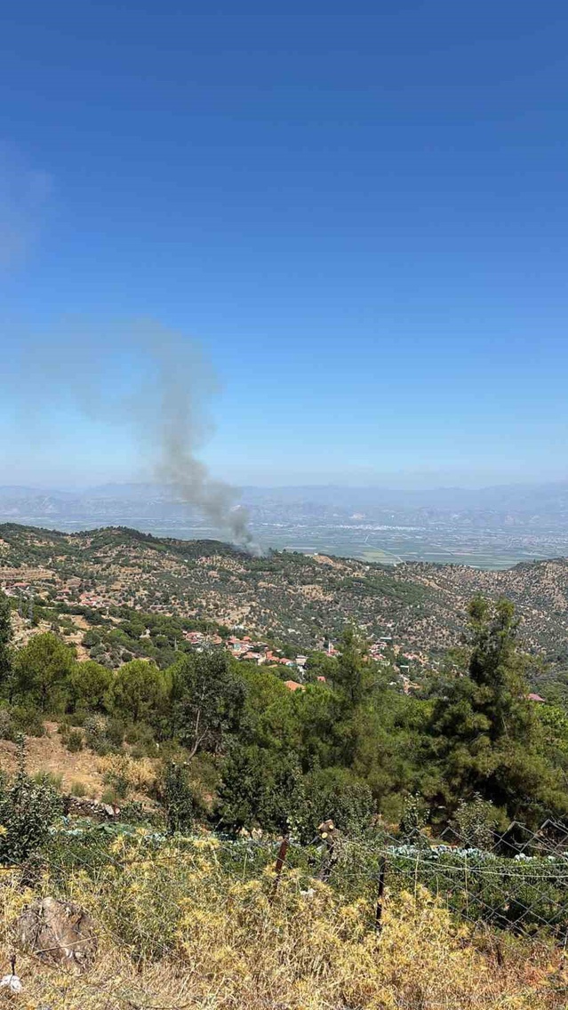 Aydın Koçarlı'da orman yangını ekiplerin hızlı müdahalesiyle kontrol altına alındı