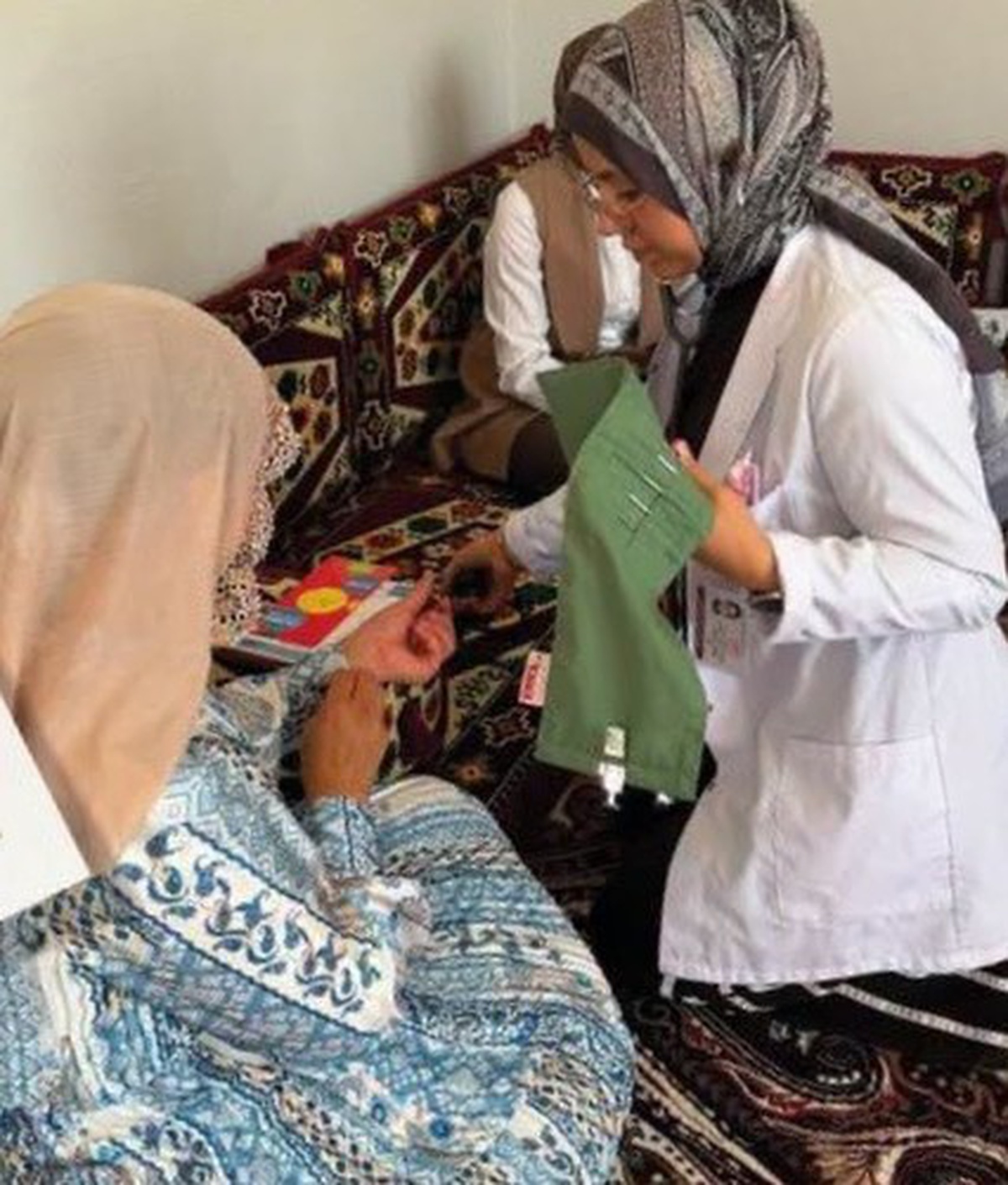 Erzurum'un 'Can Ebeleri' sağlık hizmetini ayağa taşıyor: Kapı kapı gezerek anne ve anne adaylarına dokunuyor