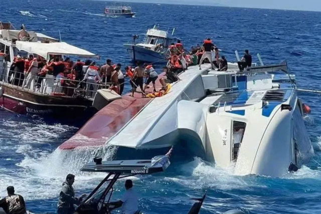 Girne'deki gemi faciasında kahreden detay! Can yeleğini evladına giydirip, kız kardeşine emanet etti