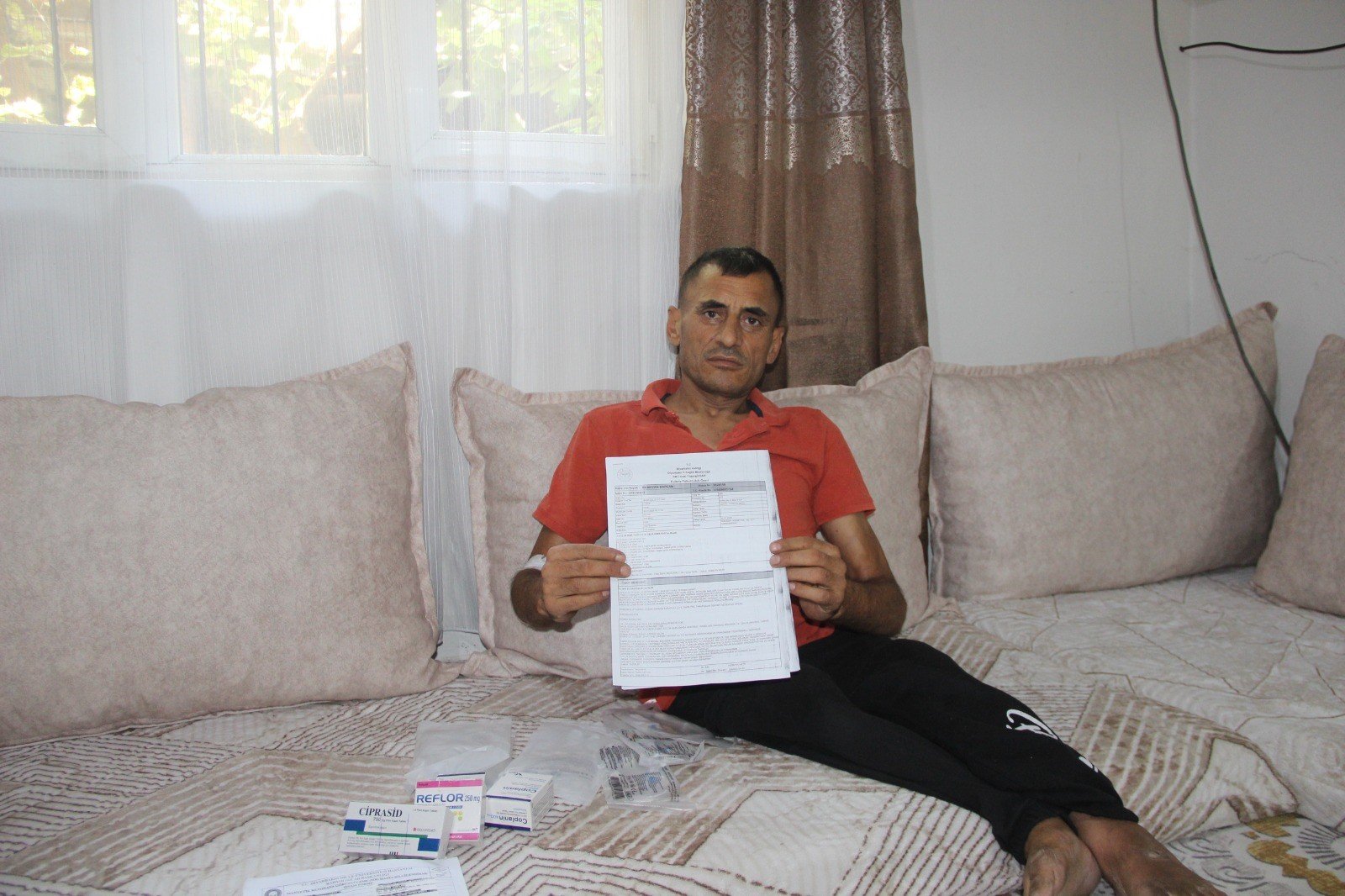 Şırnak Cizre'de engelli Ramazan Kaplan'ın biriktirdiği 5 çeyrek altını çalındı